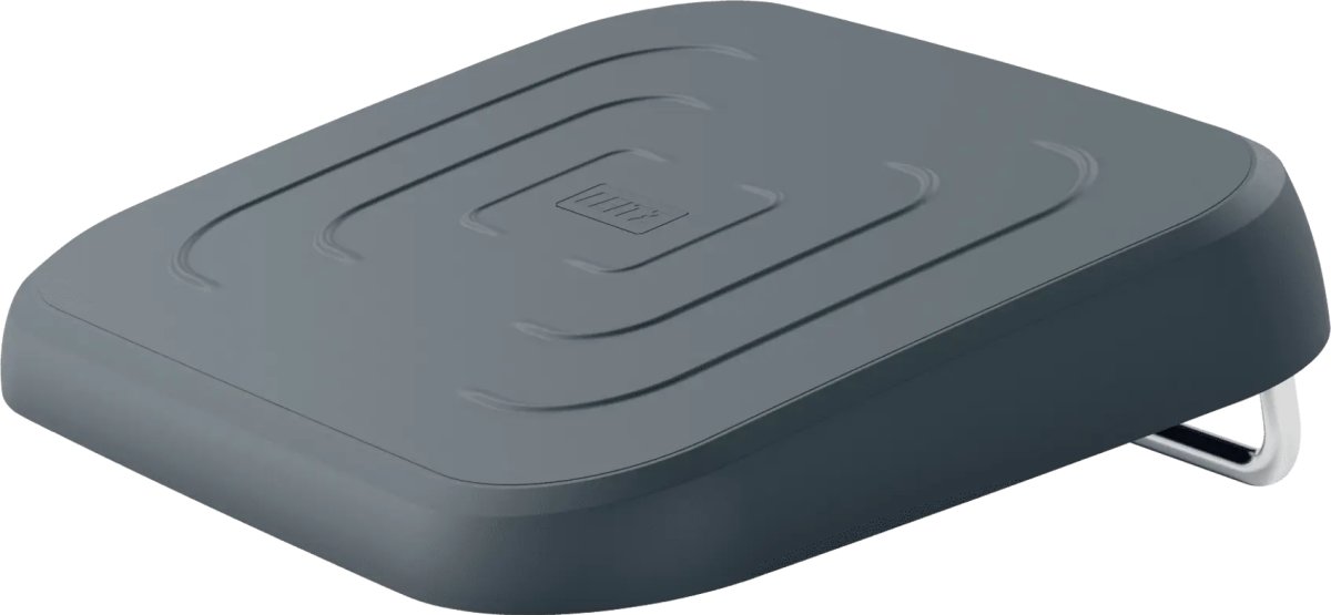 Leitz Ergo justerbart fotstöd, grå