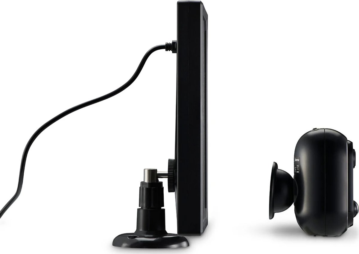 HAMA Övervakningskamera, utomhus, solcell, svart