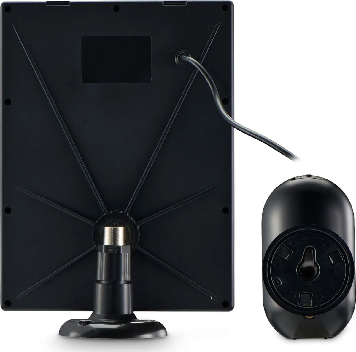 HAMA Övervakningskamera, utomhus, solcell, svart