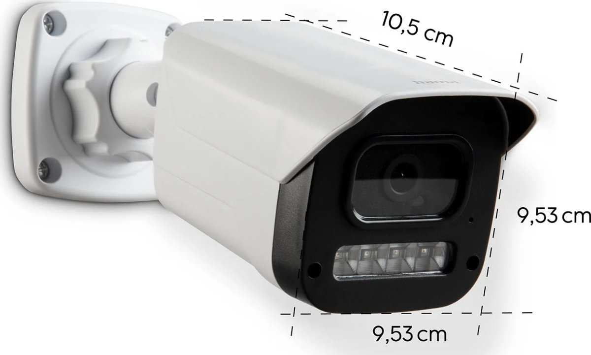 HAMA Övervakningskamera, Utomhus, vit