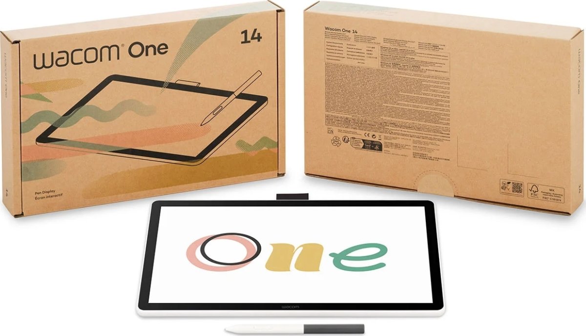 WACOM Kreativ skärm, One (2025) 14