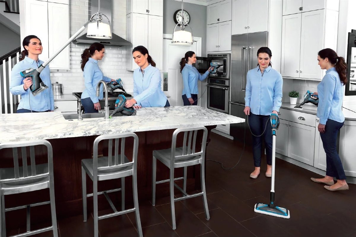 BISSELL Ångtvätt, 3-i-1-funktionalitet