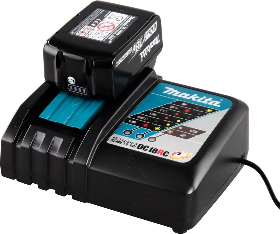 Makita Snabbladdare LXT, f/14,4+18V batteri DC18RC