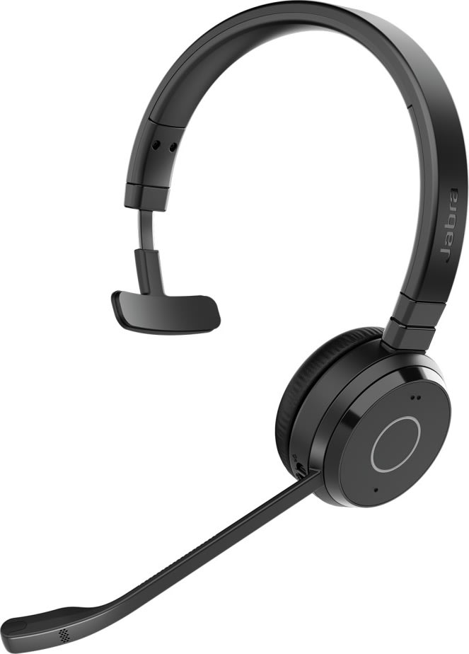 Jabra Evolve 65 TE, Link 390a UC Mono med stativ