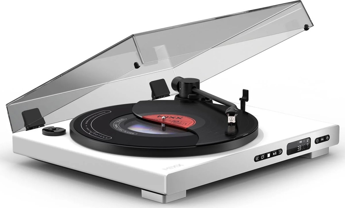 MIXX Vinyl- och CD-spelare, Analog Plus - Vit