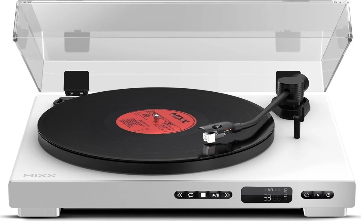MIXX Vinyl- och CD-spelare, Analog Plus - Vit