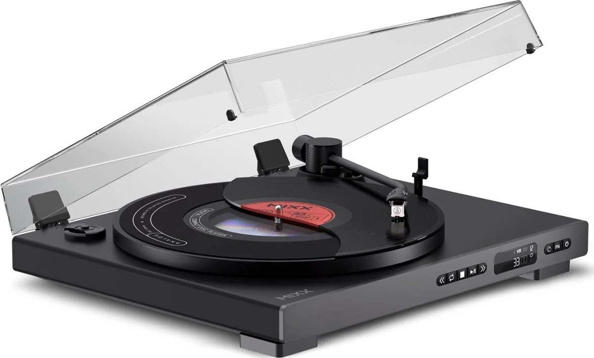 MIXX Vinyl- och CD-spelare, Analog Plus - Svart