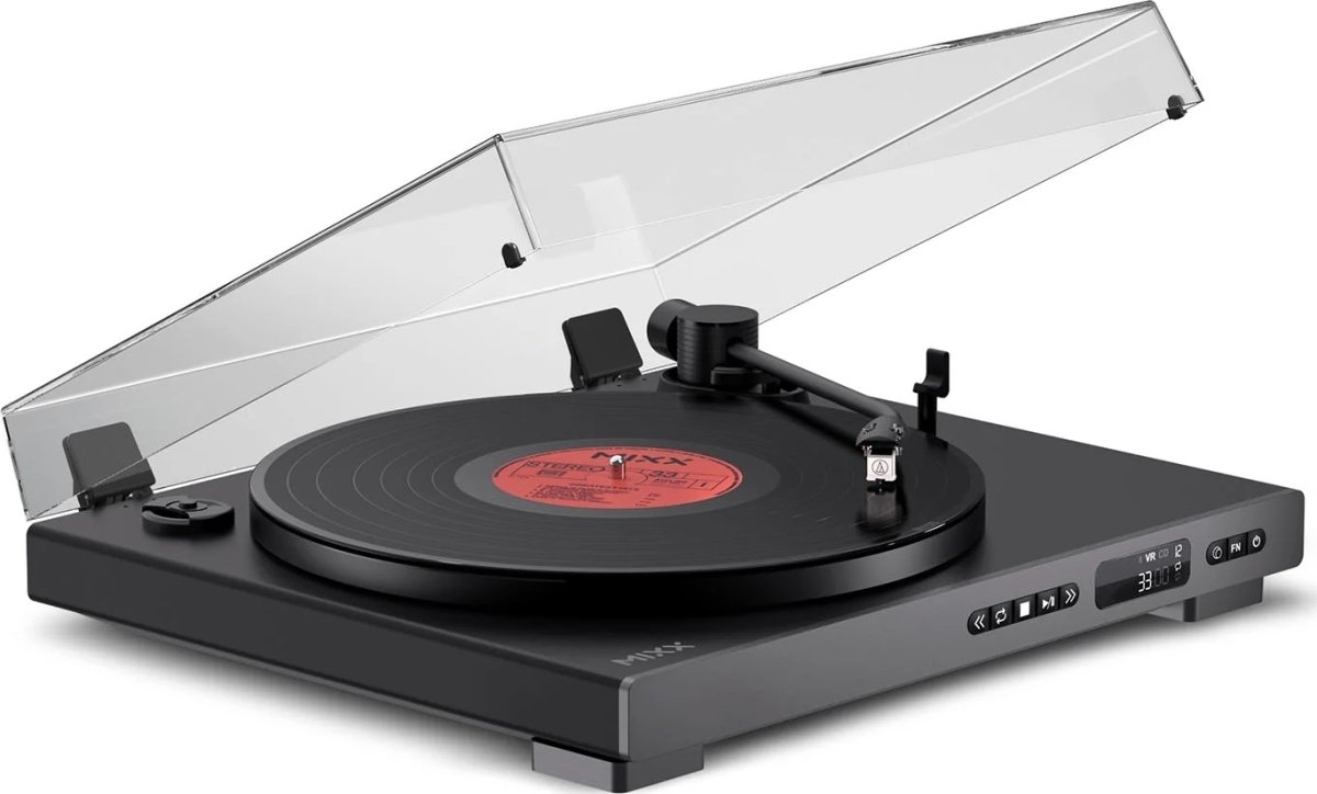 MIXX Vinyl- och CD-spelare, Analog Plus - Svart
