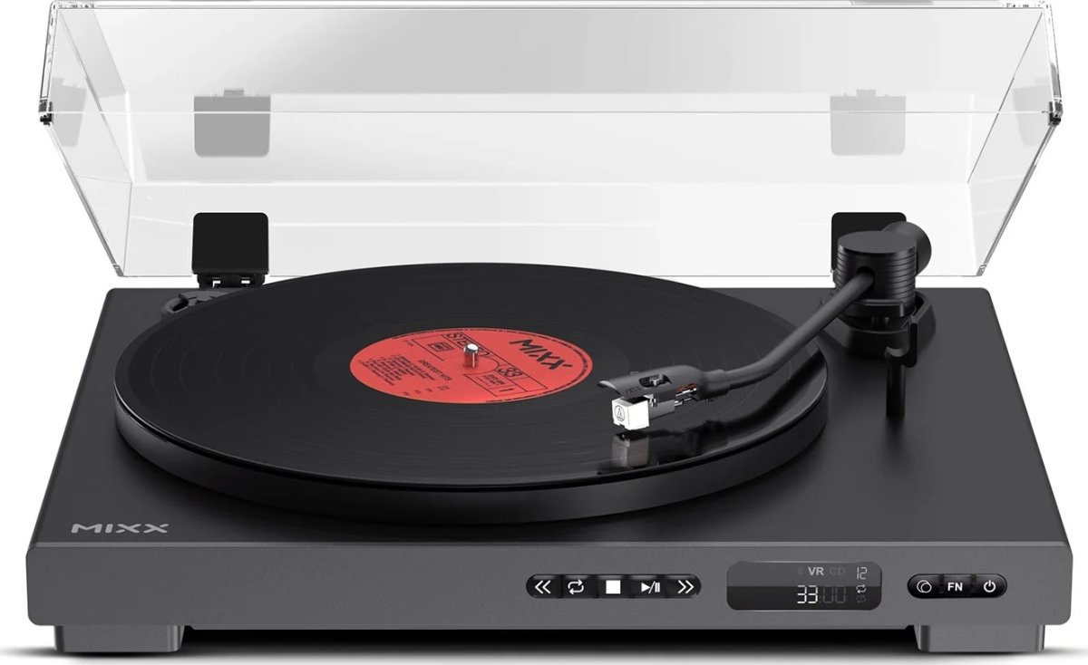 MIXX Vinyl- och CD-spelare, Analog Plus - Svart
