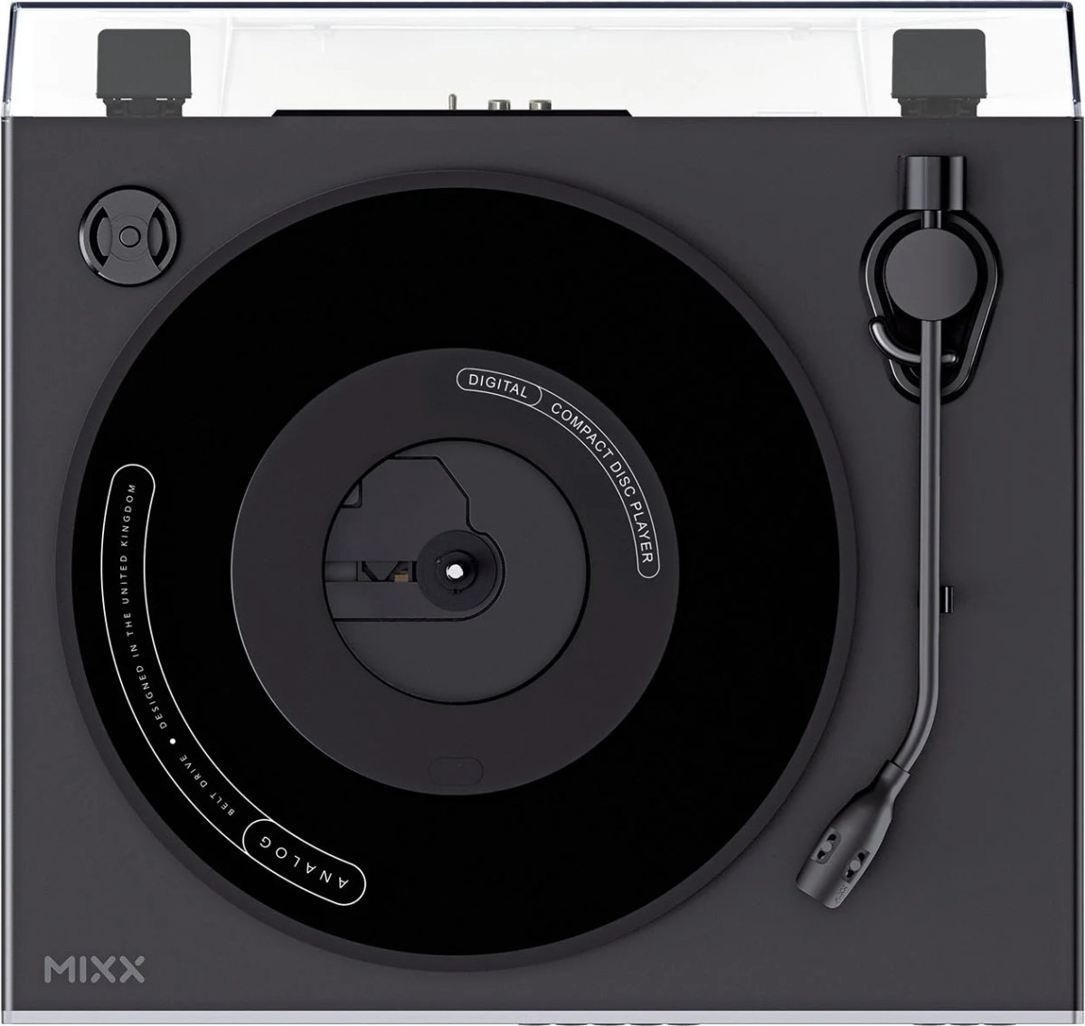MIXX Vinyl- och CD-spelare, Analog Plus - Svart