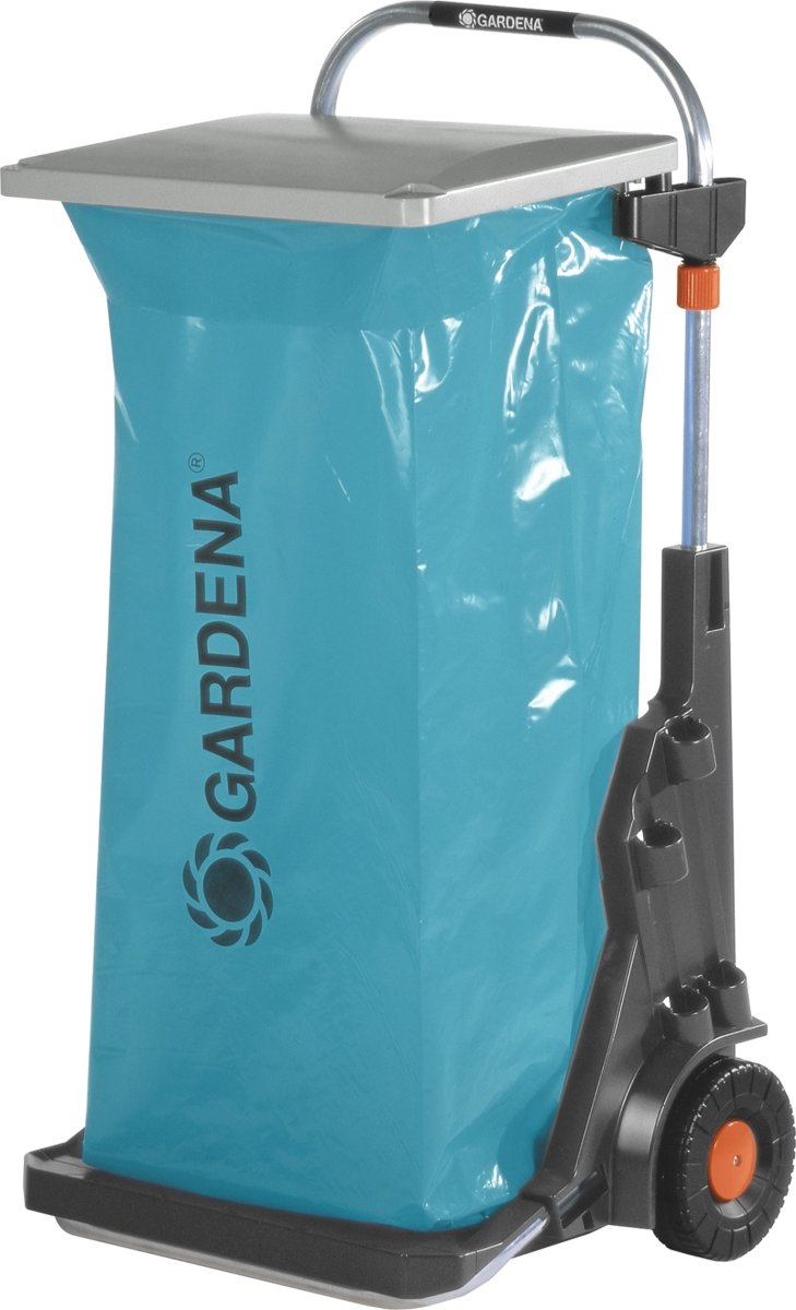 Gardena Trädgårdsvagn/avfallsstativ med lock