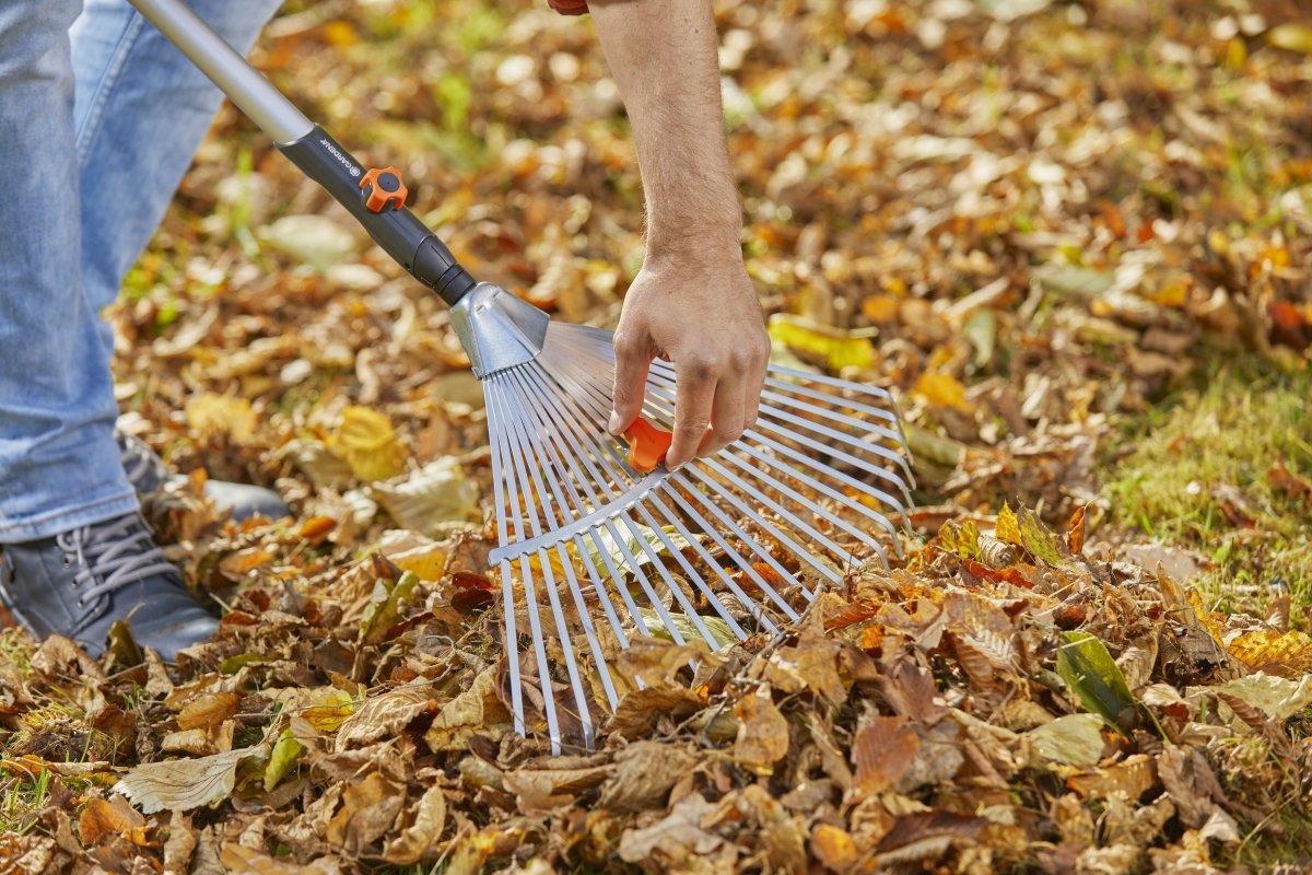 Gardena Combisystem Lövräfsa, justerbar, metall