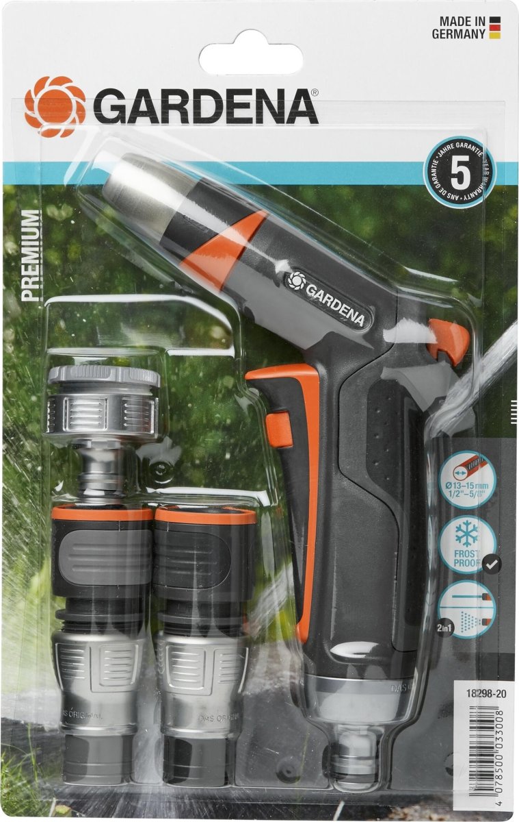 Gardena Premium Startset, sprutpistol+kobblingar