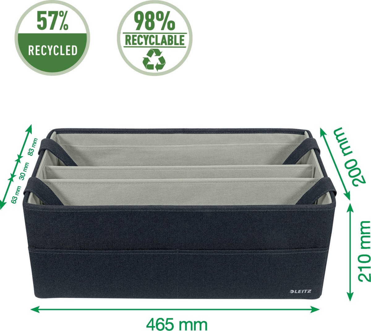 Leitz Hot Desking Arbetsväska i tyg