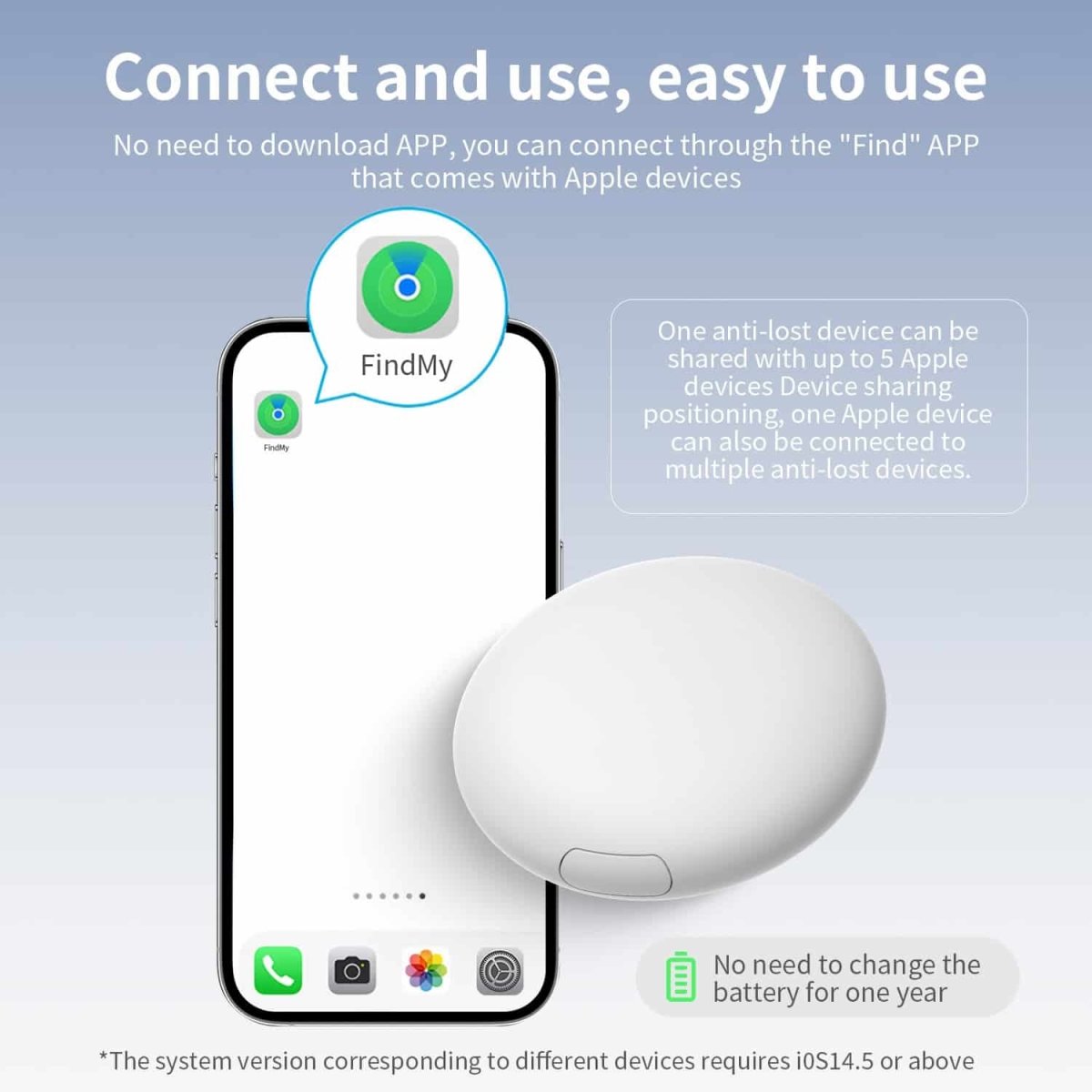 Boomee Spårning - Itag Tracker, vit