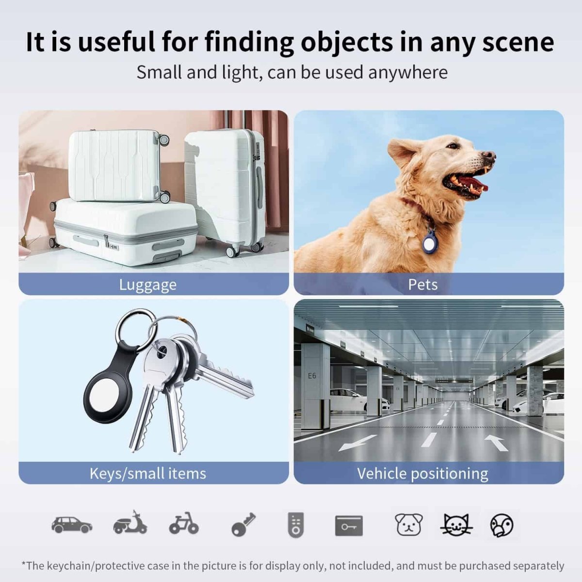 Boomee Spårning - Itag Tracker, vit