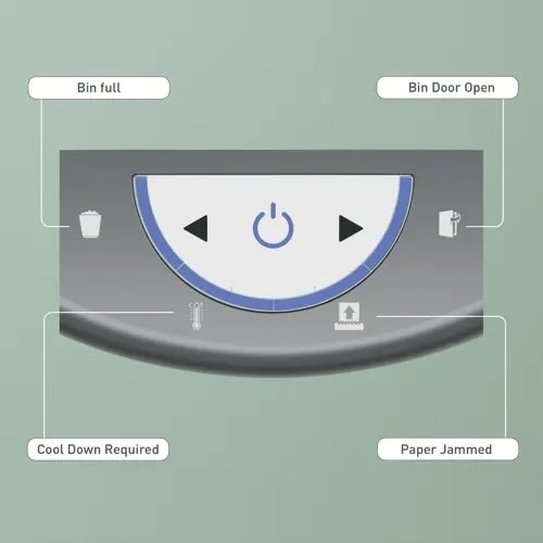 Leitz Dokumentförstörare t.hemmakontor P5 15L, Vit
