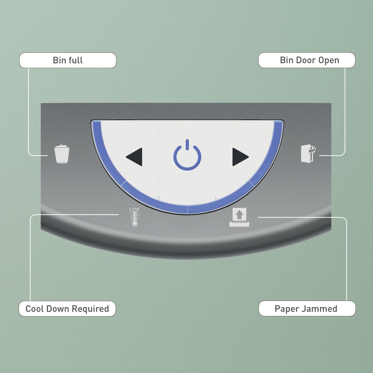 Leitz Dokumentförstörare t. hemmakontor P5 22L Vit