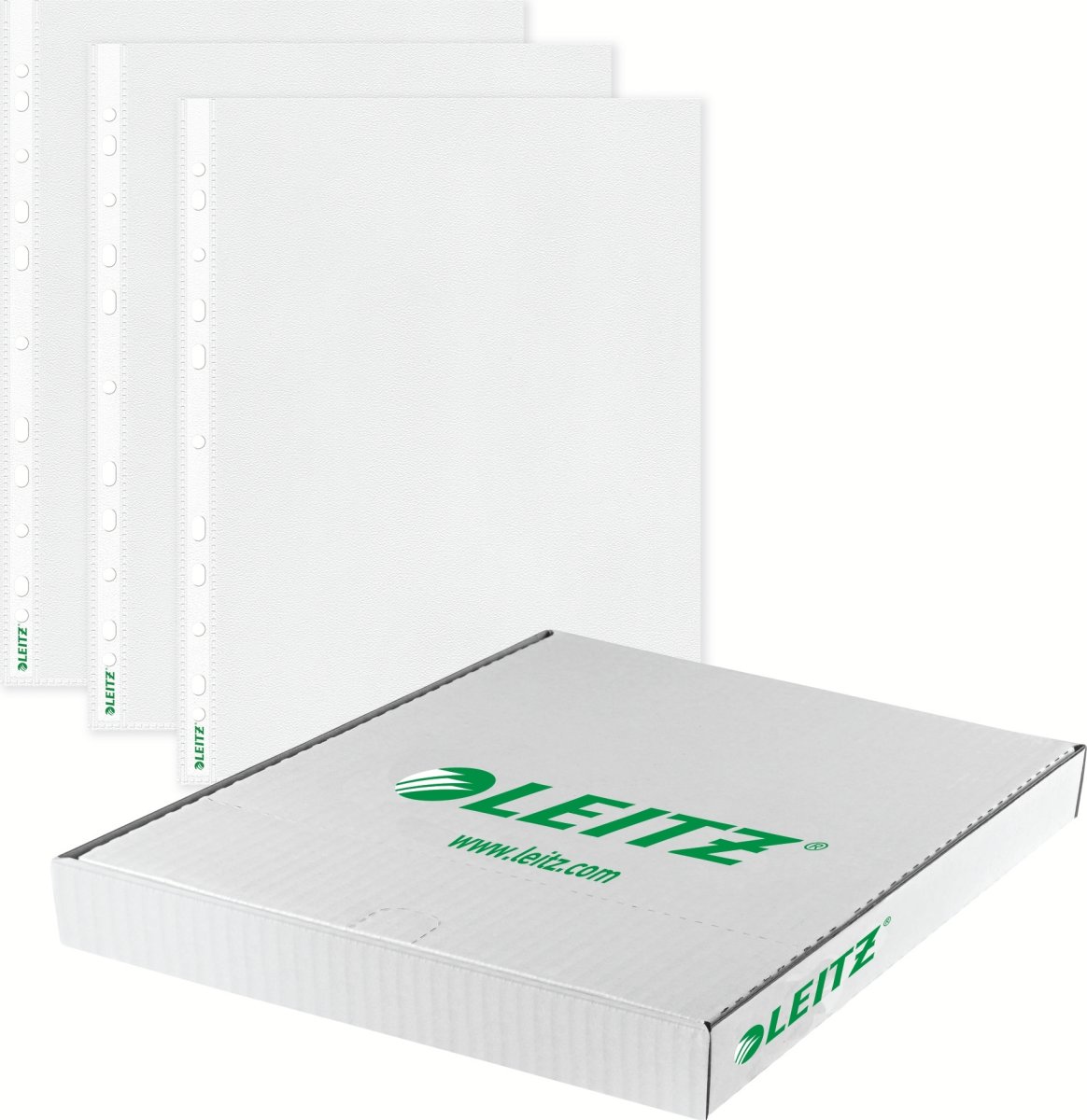 Leitz Plastficka | A4 | Exp. m. klaff | 5 st.