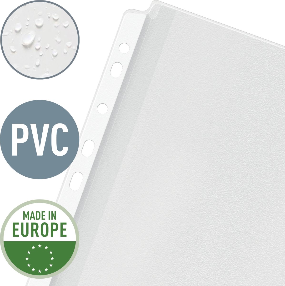 Leitz Plastficka | A4 | Exp. m. klaff | 5 st.