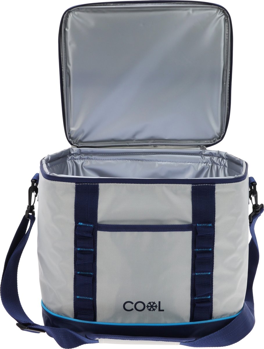 Kylväska Lux, grå/mörkblå, 32,5x28,5x33 cm, 28L.