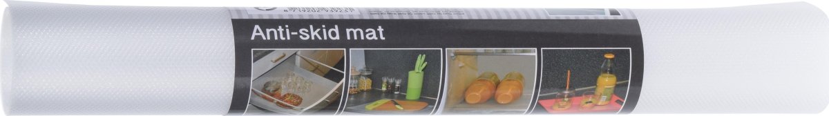 Halkskyddsmatta, klar plast, 90x32 cm.