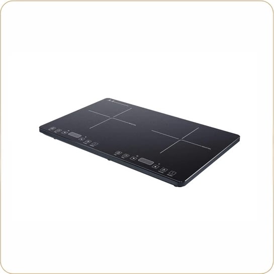 Little Balance dubbel induktionshäll, svart