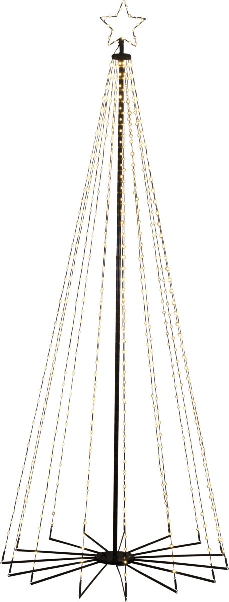 Julgran i metall med LED H240cm