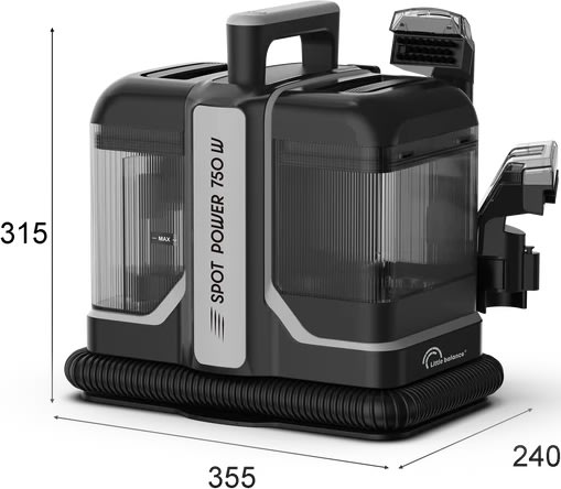 Little Balance Fläckborttagare, 5 meter, svart