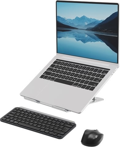 Fellowes Alumia Laptopställ portabel, silver