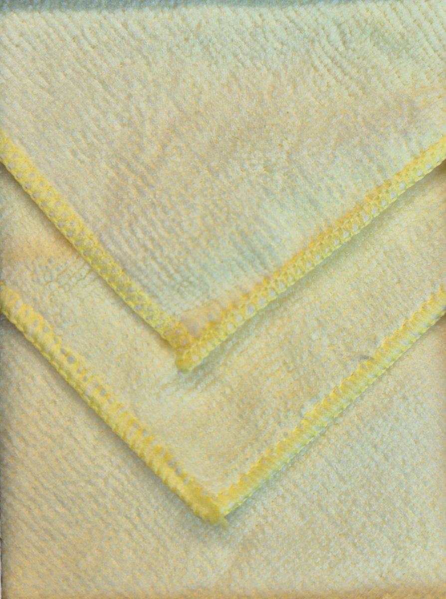 Mikrofiberduk | 40 x 40 cm | Gul | 10 st.