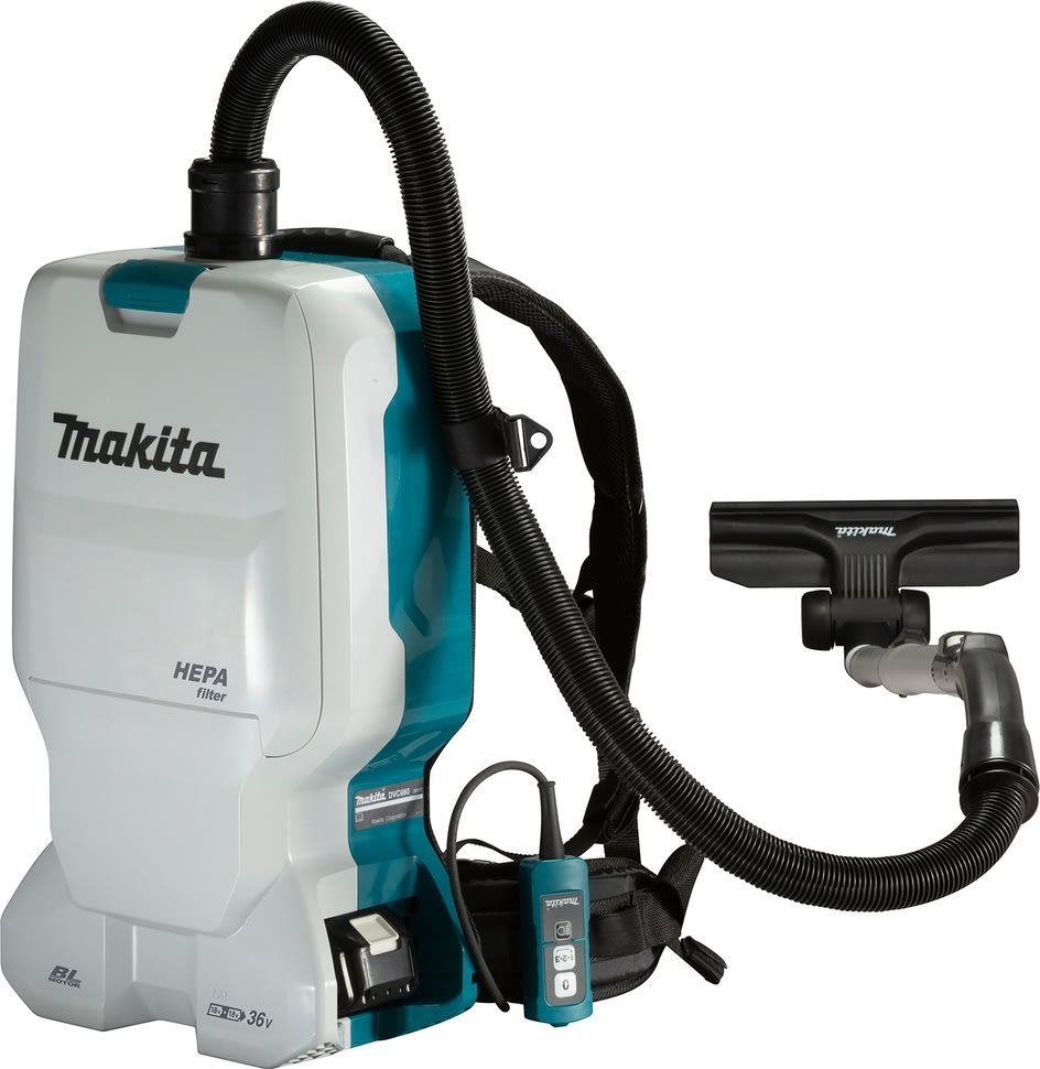 Makita Ryggdammsug. LXT 2x18V 6L ex. batt. DVC660Z