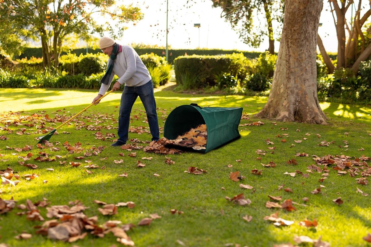 Pop-up trädgårdssäck, grön, liggande, Ø55 x H75 cm
