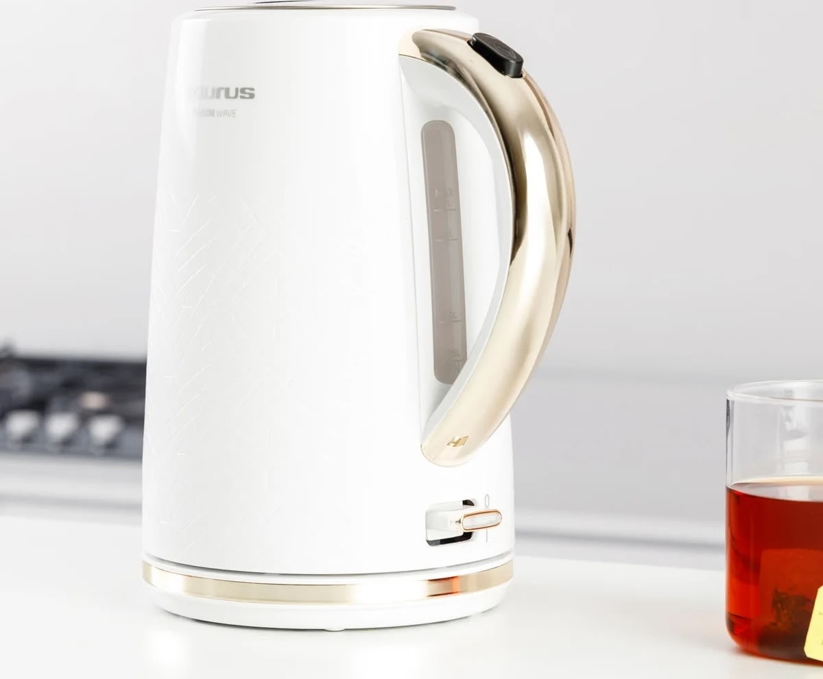 TAURUS Vattenkokare, 1,7 L - Vit