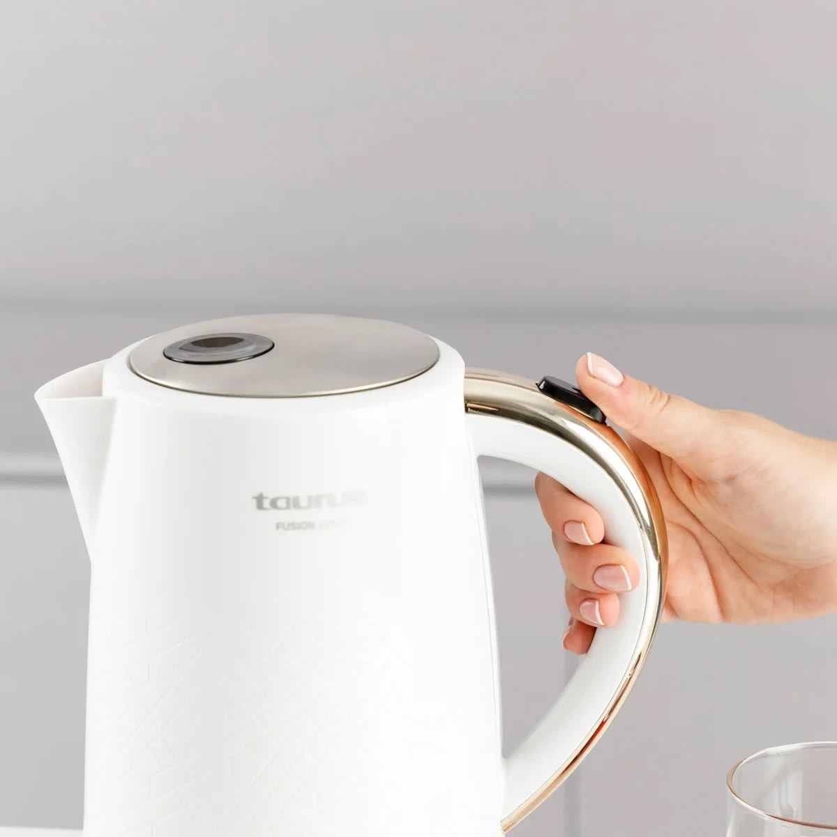 TAURUS Vattenkokare, 1,7 L - Vit