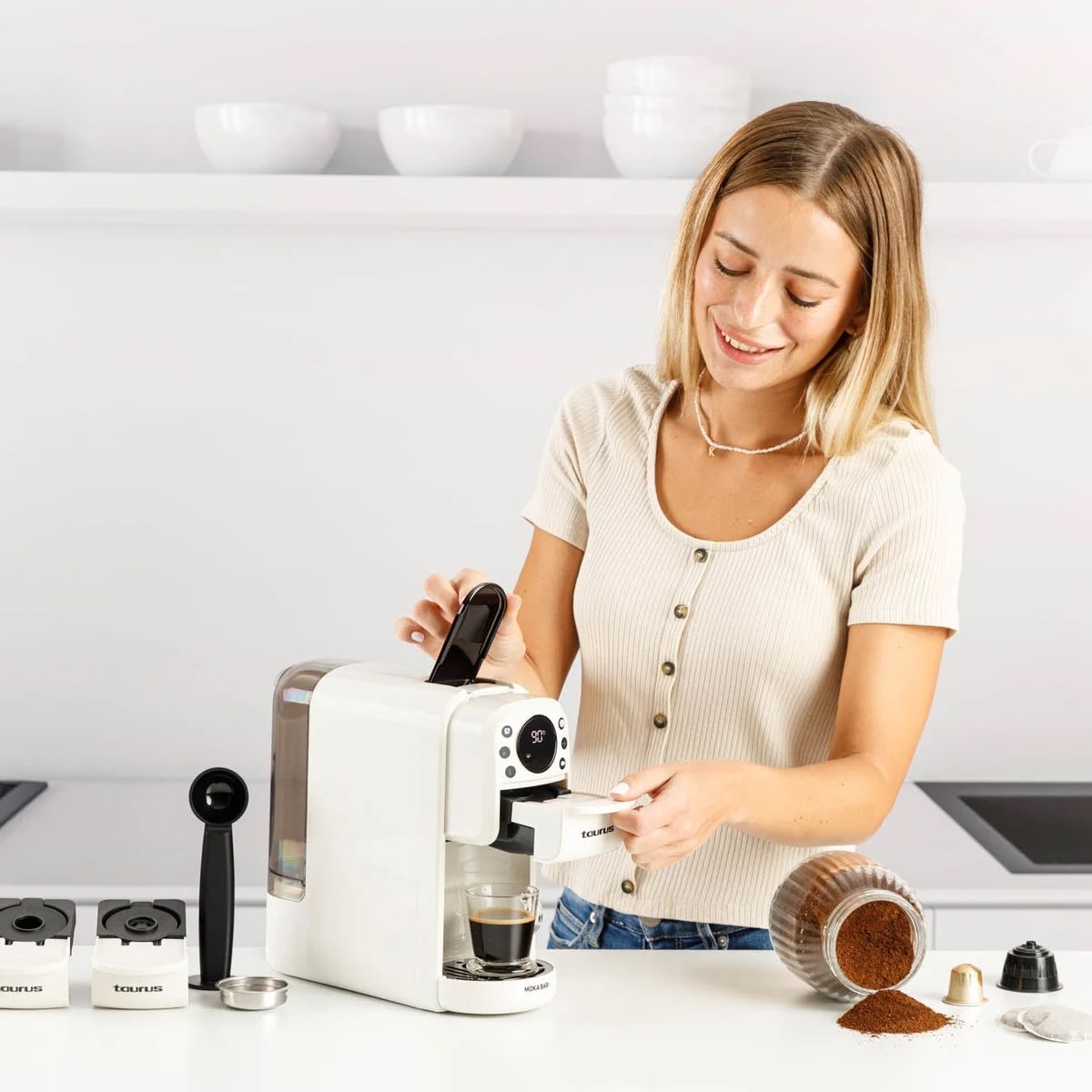 TAURUS Kaffekapselmaskin - Mokabari Cream