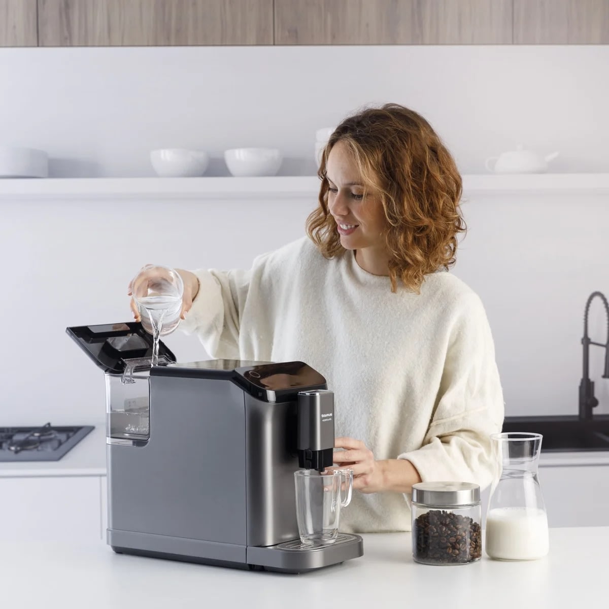 TAURUS Kaffemaskin, Accento Latte - Automatisk