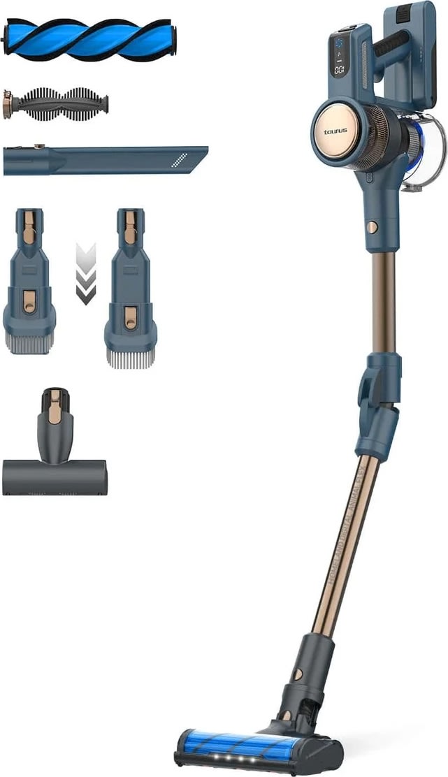 TAURUS Dammsugare, handhållen, med tillbehör
