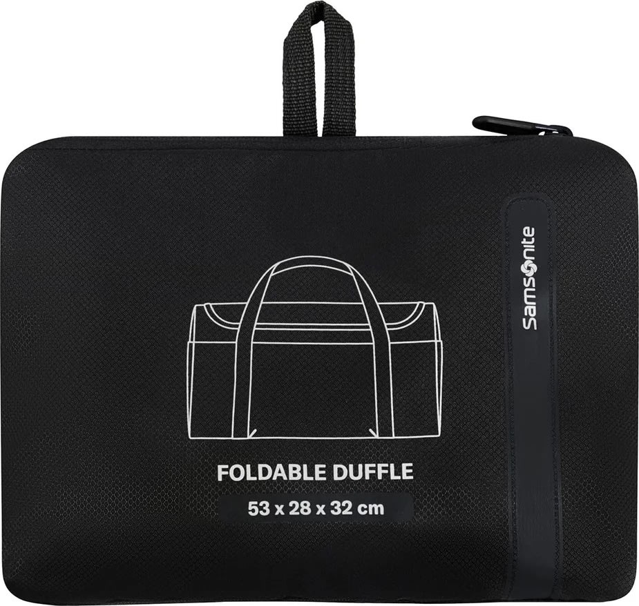 SAMSONITE Duffelväska, hopfällbar, Medium, svart