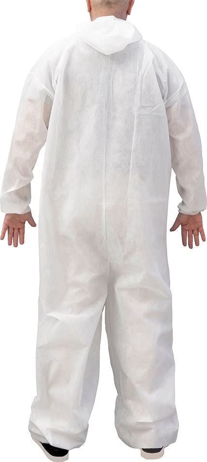 Basic Engångsdräkt/Skyddsdräkt | L | Vit