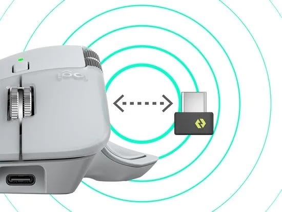 Logitech MX Master 4 Performance trådlös mus, vit