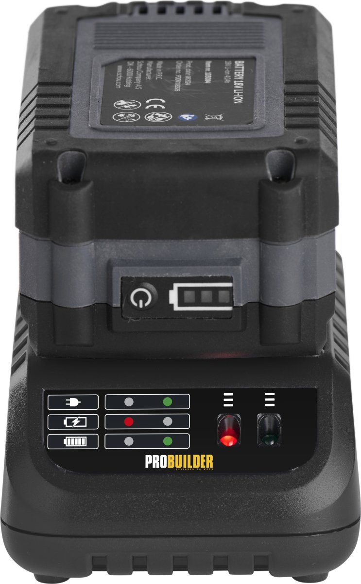 Probuilder Laddare+Batteri 4.0Ah 18V
