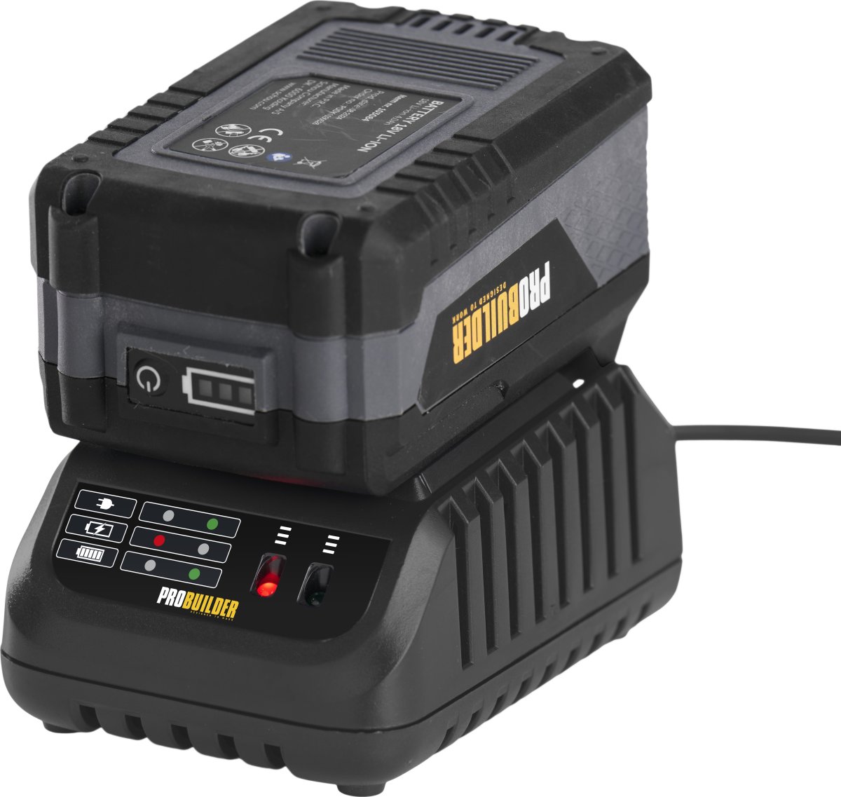 Probuilder Laddare+Batteri 4.0Ah 18V