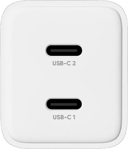 Allity Laddare, 2x USB-C, 45W - Vit