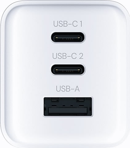 Allity Laddare, 2x USB-C, 1x USB-A, 65W - Vit