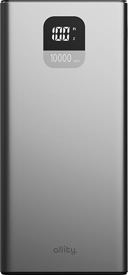 Allity Powerbank, 22,5W, Grå - APB-100