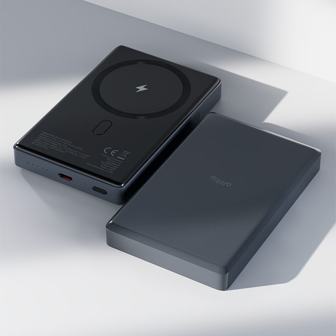 Allity Trådlös powerbank, 20W, 10000 mAh - Grå