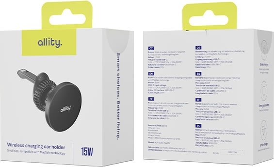 Allity mobiltelefonhållare för bilen - Magnetisk
