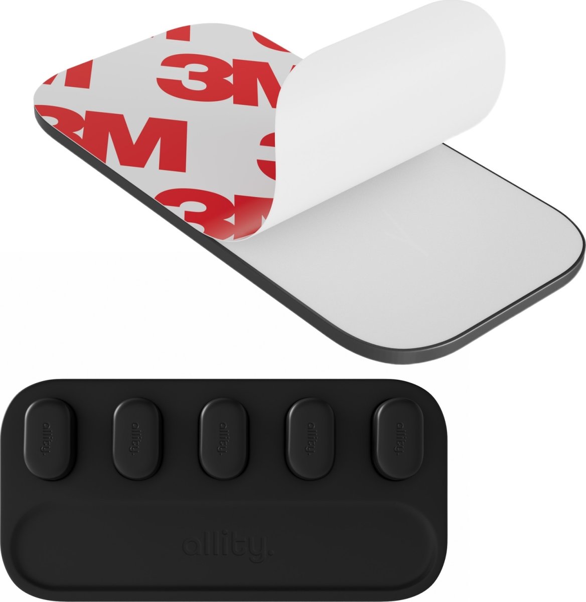 Allity Kabelorganisatör, Magnetisk, Svart ASA-410