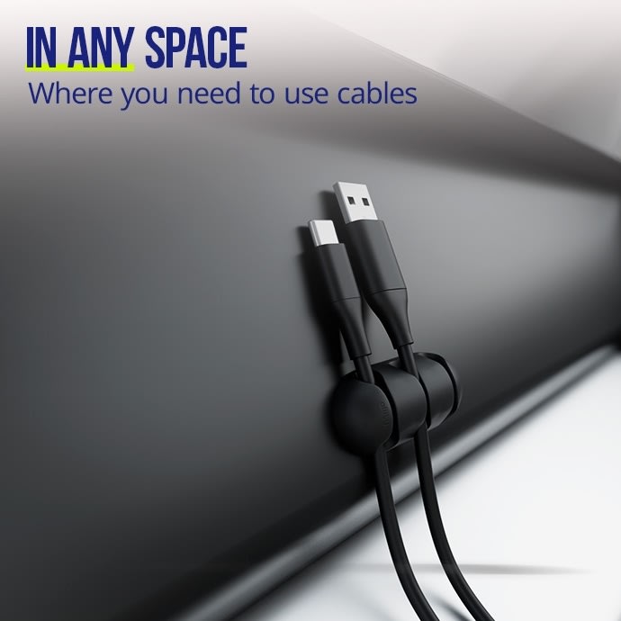 Allity Kabelorganisatör, 3-Pack - ASA-400